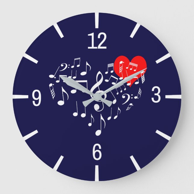 Grande Horloge Ronde Singing Heart one of a-Kind (Recto)