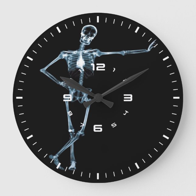 Grande Horloge Ronde skeleton x ray wall clock (Recto)