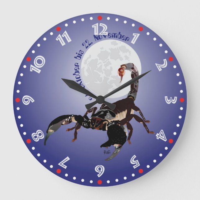 Grande Horloge Ronde Skorpion (Recto)