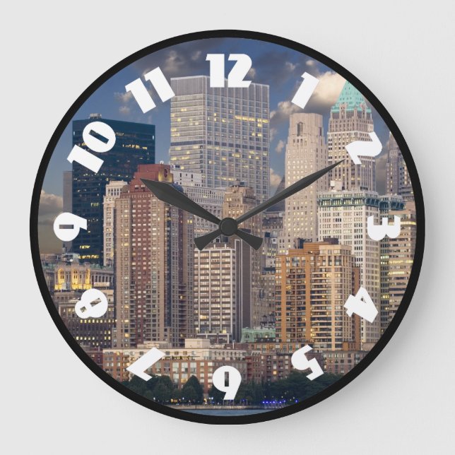 Grande Horloge Ronde Skyline de New York (Recto)