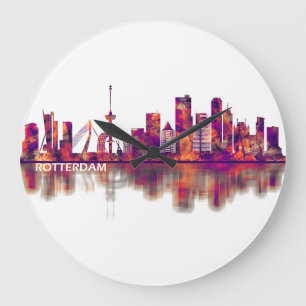 Grande Horloge Ronde Skyline de Rotterdam