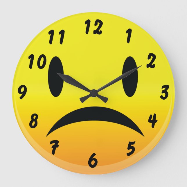 Grande Horloge Ronde Smilie Face (Recto)