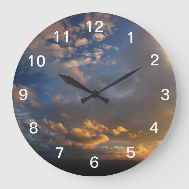 Grande Horloge Ronde Smoky mountain Sunset (Recto)