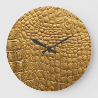 Grande Horloge Ronde Snakeskin Texture : Wild Arrière - plan Design.