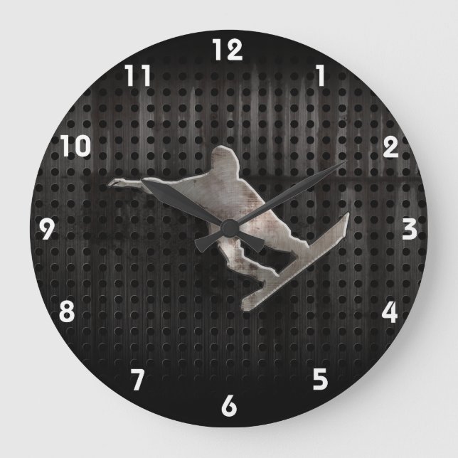 Grande Horloge Ronde Snowboarding (Recto)