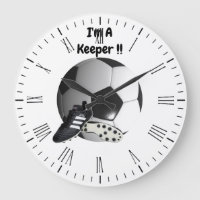 Soccer Im Keeper, Wall Clock