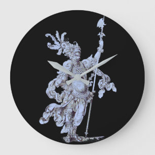 Grande Horloge Ronde soldat du XVIIe siècle