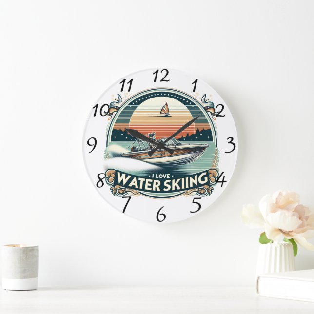 Grande Horloge Ronde Solitude en mer (Maison)