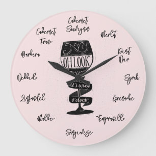 Grande Horloge Ronde Son Wine O'clock