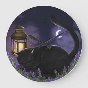 Grande Horloge Ronde Sorcière cosmique