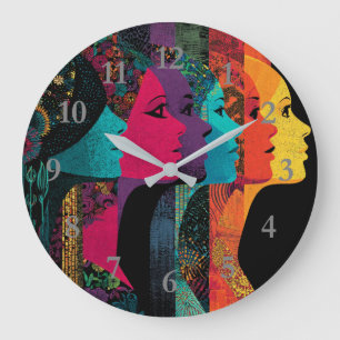 Grande Horloge Ronde Sororité contemplant l'infini
