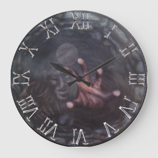 Grande Horloge Ronde Souhaitant bien 2 (l'eau)