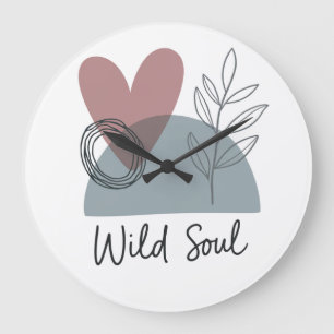 Grande Horloge Ronde Soul sauvage
