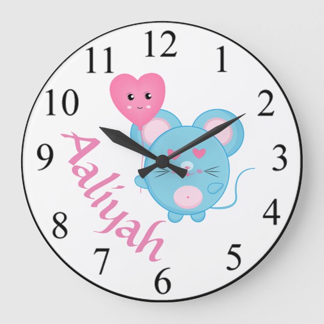 Grande Horloge Ronde Souris (Recto)
