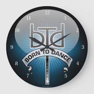 Grande Horloge Ronde Soutenu pour danser