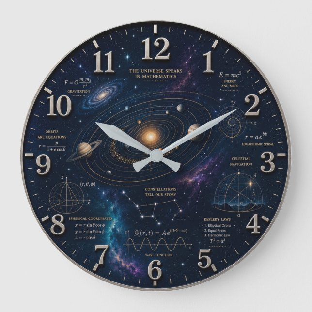 Grande Horloge Ronde Space Mathematics Astronomy  (Recto)