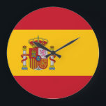 Grande Horloge Ronde Spain Flag<br><div class="desc">Spain Flag</div>