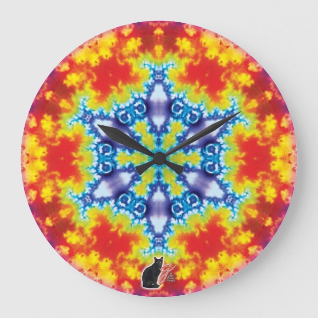 Grande Horloge Ronde Sparky Kaleidoscope (Recto)