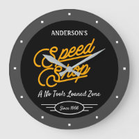 Speed shop Any Nom Retro Since Date Grey Black