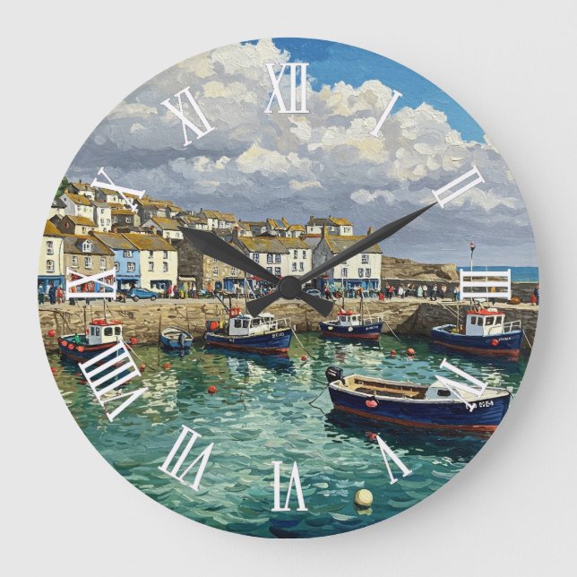 Grande Horloge Ronde St Ives Wall Clock (Recto)