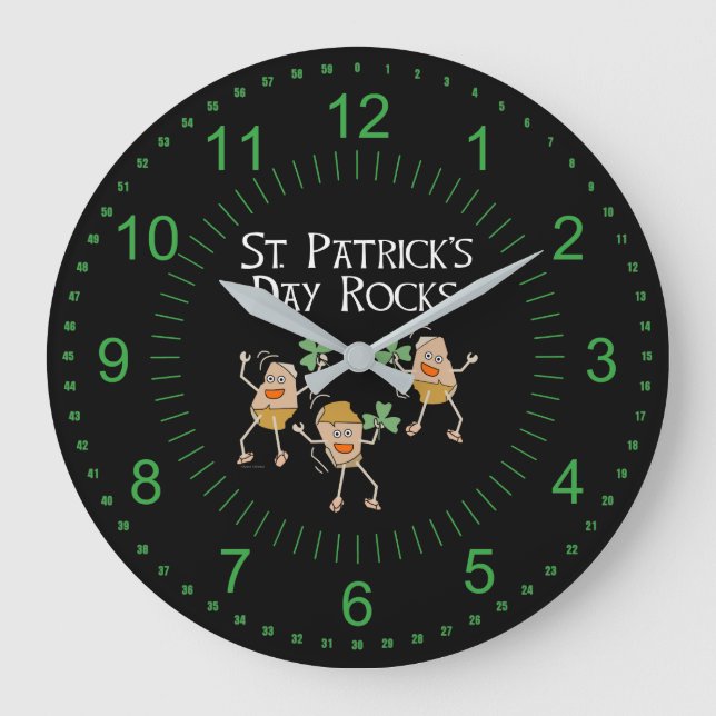 Grande Horloge Ronde St. Patrick's Day Rocks (Recto)