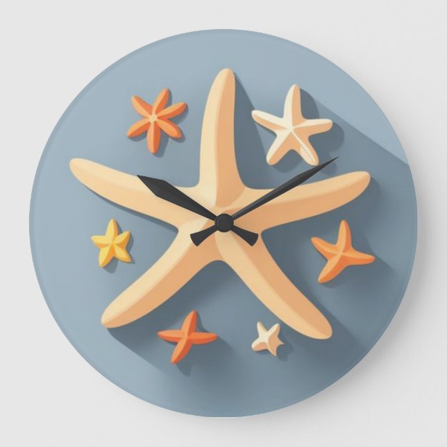 Grande Horloge Ronde Starfish et Small One (Recto)
