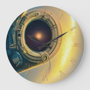 Grande Horloge Ronde Starger dans le ciel