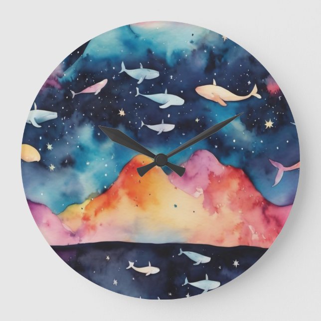 Grande Horloge Ronde Starry Seascape (Recto)