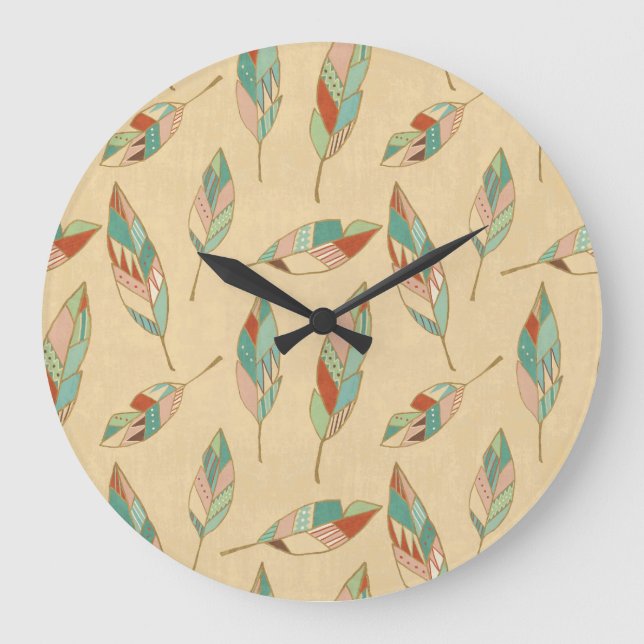 Grande Horloge Ronde Step de Southwest | Coral Feather (Recto)