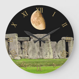 Grande Horloge Ronde Stonehenge Standing Stones at Moonrise