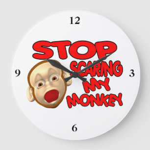 Grande Horloge Ronde Stop Scaring