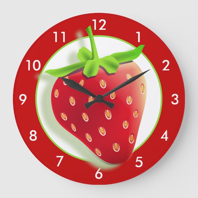 Grande Horloge Ronde Strawberry Large Clock (Recto)