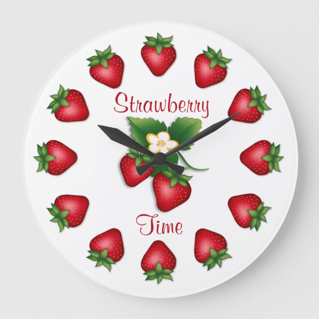 Grande Horloge Ronde Strawberry Time (Recto)