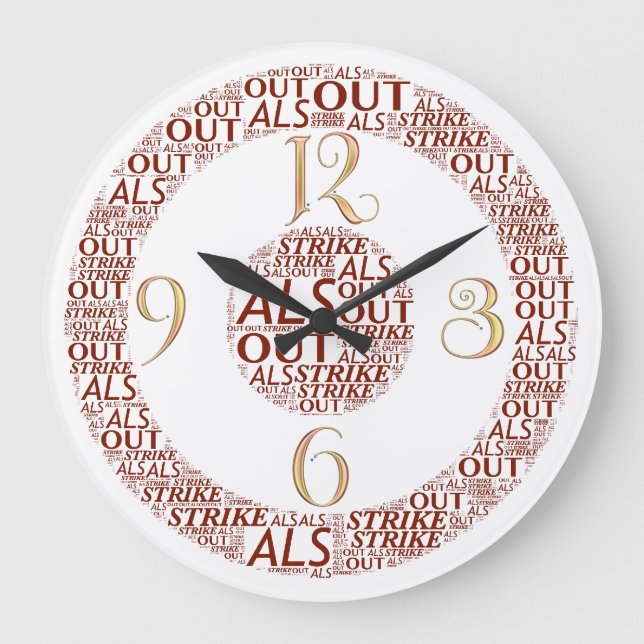 Grande Horloge Ronde Strike Out ALS2 Round (Large) Clock (Recto)