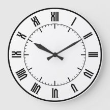 studio 432 hz roman wall clock