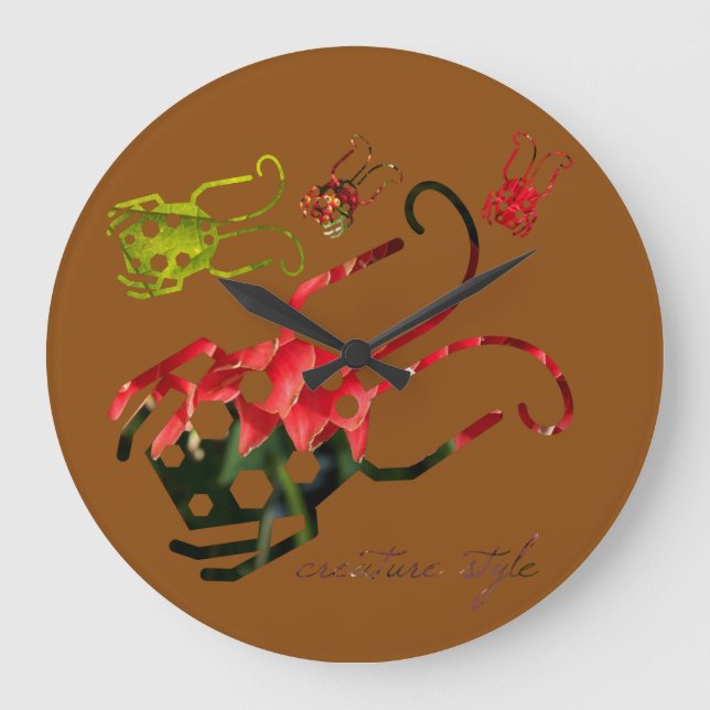 Grande Horloge Ronde style créature (Recto)