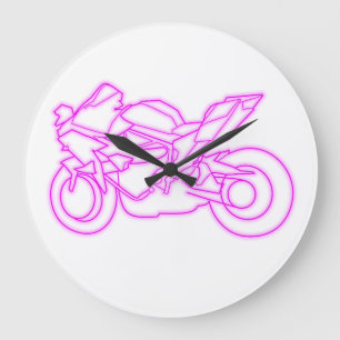 Grande Horloge Ronde Style Kawasaki H2R