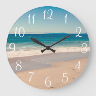 Grande Horloge Ronde Style vintage Monterey Bay Beach Photo