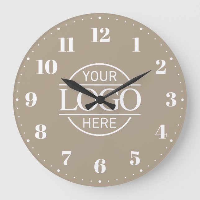 Grande Horloge Ronde Stylish Branded Company Business Logo Promotional (Recto)