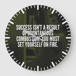 Grande Horloge Ronde Succès - Inspiration de l'entraînement