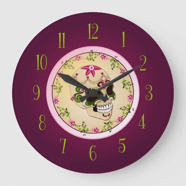 Grande Horloge Ronde Sugar Skull (Recto)