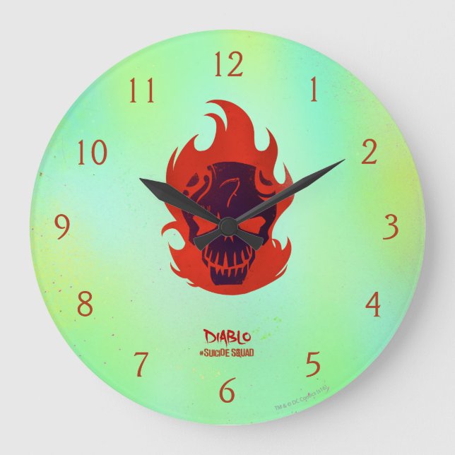 Grande Horloge Ronde Suicide Squad | Diablo Head Icon (Recto)