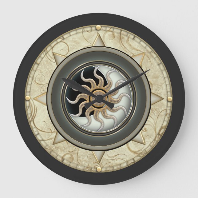 Grande Horloge Ronde Sun And Moon (Recto)