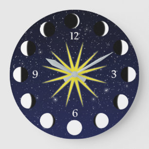 Grande Horloge Ronde Sun, Moon Phases & Stars