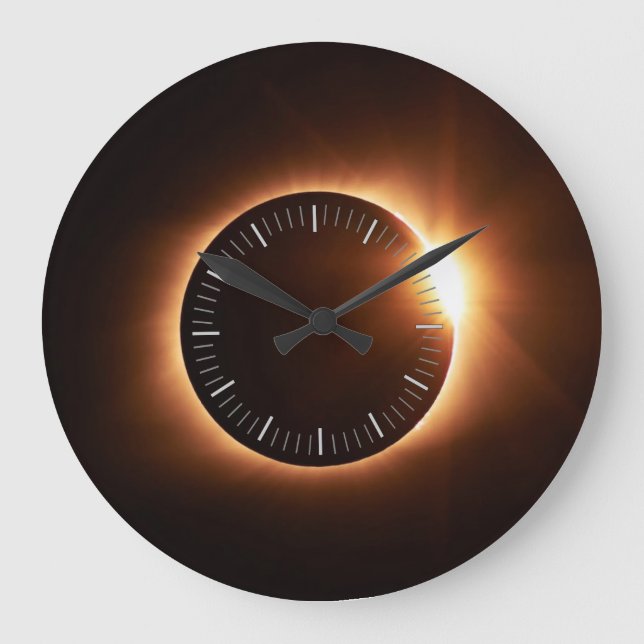 Grande Horloge Ronde sunlar eclipse wall clock (Recto)