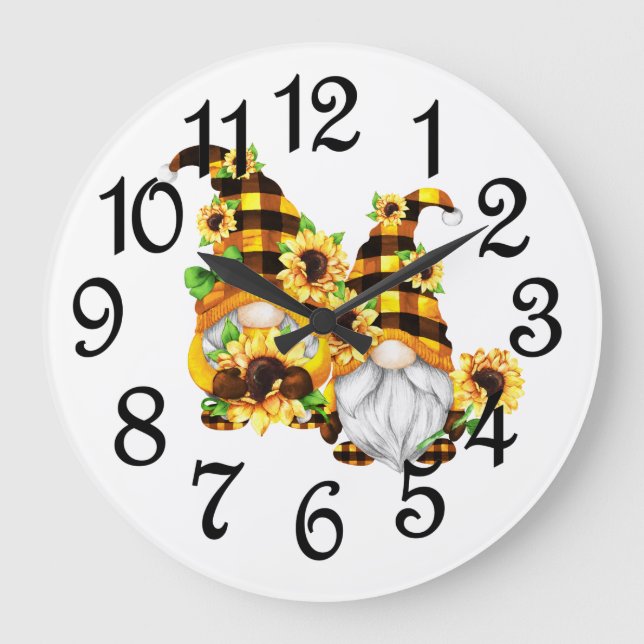 Grande Horloge Ronde Sunny Gnome (Recto)