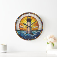 Sunny Lighthouse Vagues de verre tendu