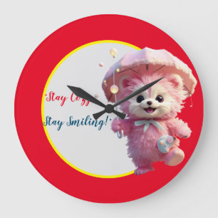 Grande Horloge Ronde "Sunny Smiles Timekeeper"