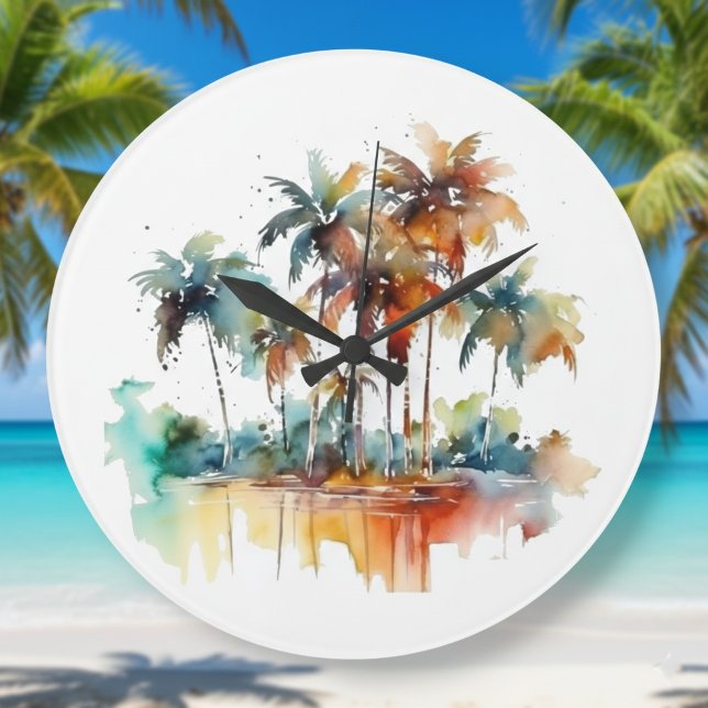 Grande Horloge Ronde Sunset Grove (Créateur téléchargé)