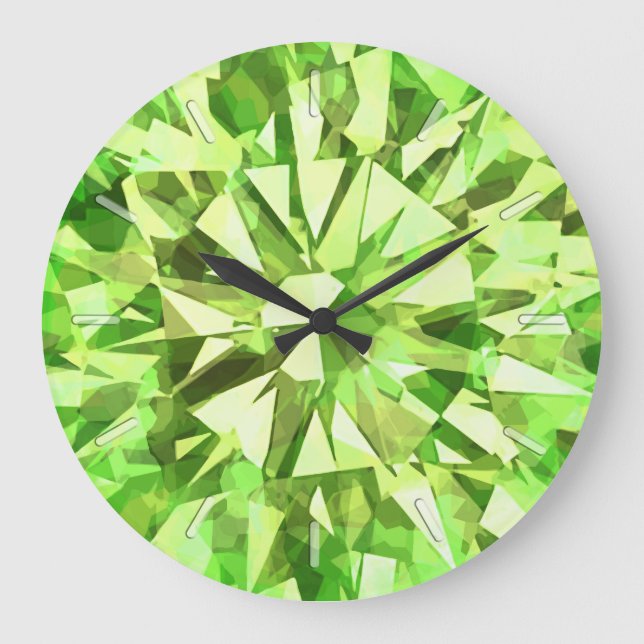 Grande Horloge Ronde Superbe Gem Peridot (Recto)